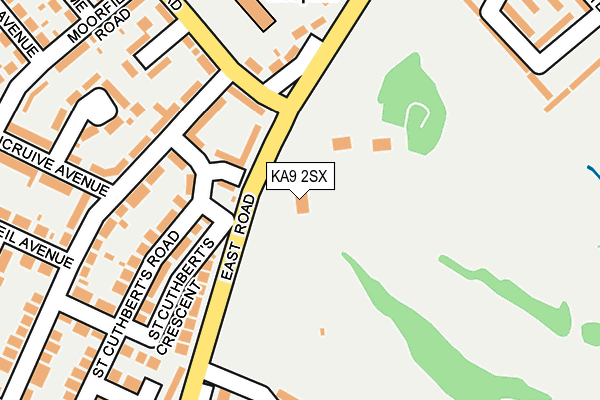 KA9 2SX map - OS OpenMap – Local (Ordnance Survey) KA9 2SX map - OS OpenMap – Local (Ordnance Survey)