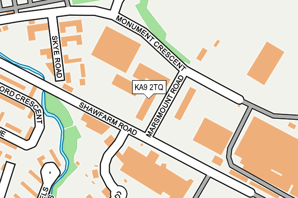 KA9 2TQ map - OS OpenMap – Local (Ordnance Survey) KA9 2TQ map - OS OpenMap – Local (Ordnance Survey)