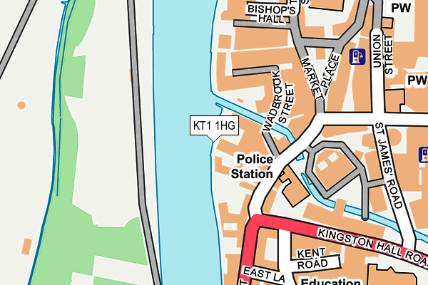 KT1 1HG map - OS OpenMap – Local (Ordnance Survey) KT1 1HG map - OS OpenMap – Local (Ordnance Survey)
