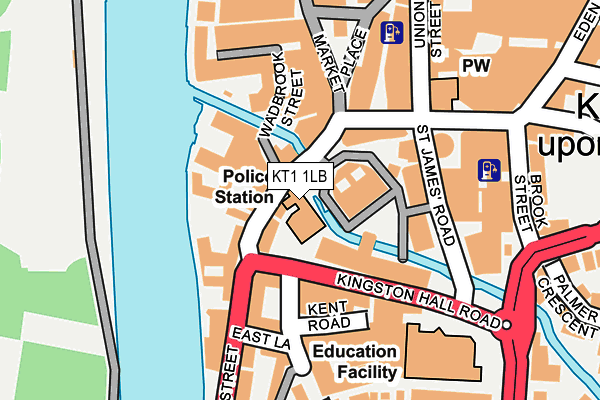 KT1 1LB map - OS OpenMap – Local (Ordnance Survey) KT1 1LB map - OS OpenMap – Local (Ordnance Survey)