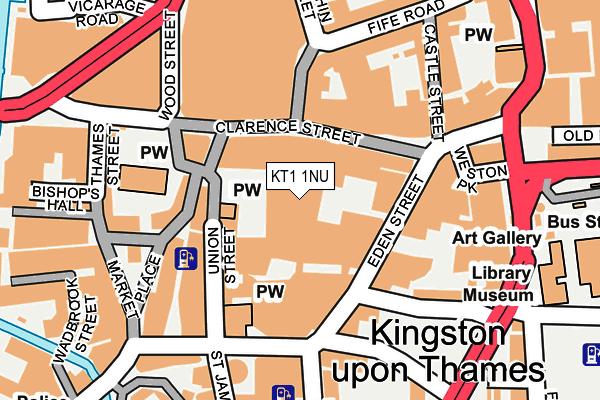 KT1 1NU map - OS OpenMap – Local (Ordnance Survey) KT1 1NU map - OS OpenMap – Local (Ordnance Survey)