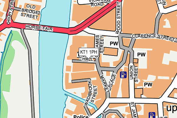 KT1 1PH map - OS OpenMap – Local (Ordnance Survey) KT1 1PH map - OS OpenMap – Local (Ordnance Survey)
