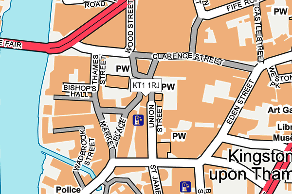 KT1 1RJ map - OS OpenMap – Local (Ordnance Survey) KT1 1RJ map - OS OpenMap – Local (Ordnance Survey)