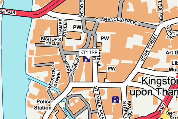 KT1 1RP map - OS OpenMap – Local (Ordnance Survey) KT1 1RP map - OS OpenMap – Local (Ordnance Survey)