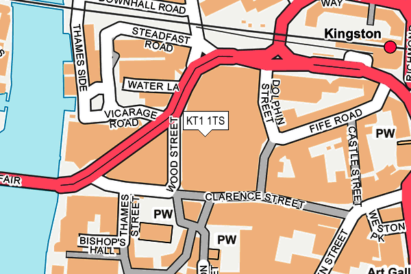 KT1 1TS map - OS OpenMap – Local (Ordnance Survey) KT1 1TS map - OS OpenMap – Local (Ordnance Survey)