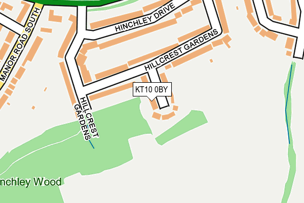 KT10 0BY map - OS OpenMap – Local (Ordnance Survey) KT10 0BY map - OS OpenMap – Local (Ordnance Survey)