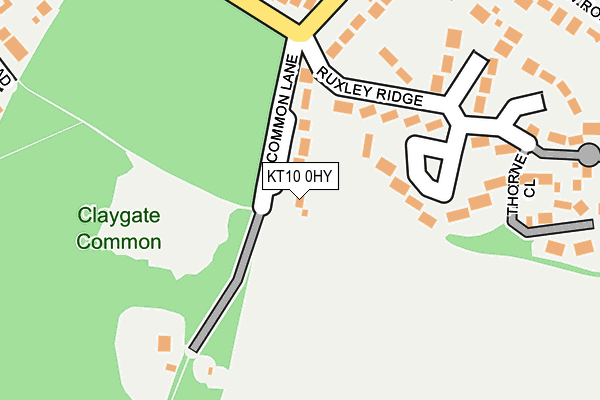 KT10 0HY map - OS OpenMap – Local (Ordnance Survey) KT10 0HY map - OS OpenMap – Local (Ordnance Survey)