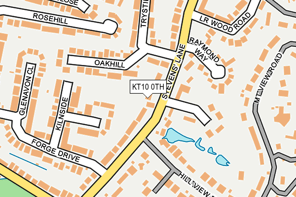 KT10 0TH map - OS OpenMap – Local (Ordnance Survey) KT10 0TH map - OS OpenMap – Local (Ordnance Survey)