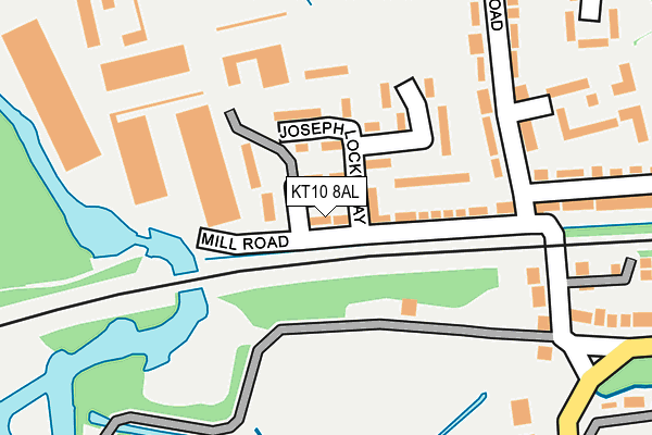 KT10 8AL map - OS OpenMap – Local (Ordnance Survey) KT10 8AL map - OS OpenMap – Local (Ordnance Survey)