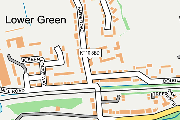 KT10 8BD map - OS OpenMap – Local (Ordnance Survey) KT10 8BD map - OS OpenMap – Local (Ordnance Survey)