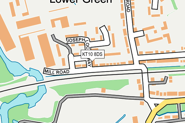 KT10 8DS map - OS OpenMap – Local (Ordnance Survey) KT10 8DS map - OS OpenMap – Local (Ordnance Survey)