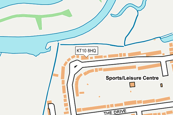 KT10 8HQ map - OS OpenMap – Local (Ordnance Survey) KT10 8HQ map - OS OpenMap – Local (Ordnance Survey)