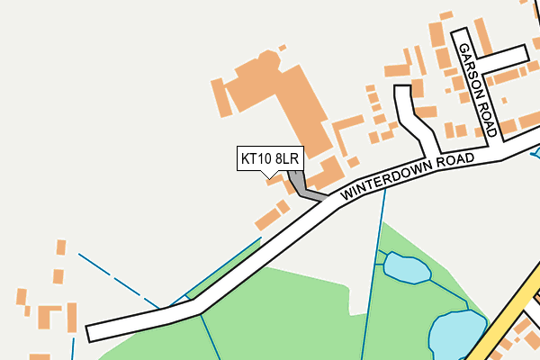 KT10 8LR map - OS OpenMap – Local (Ordnance Survey) KT10 8LR map - OS OpenMap – Local (Ordnance Survey)