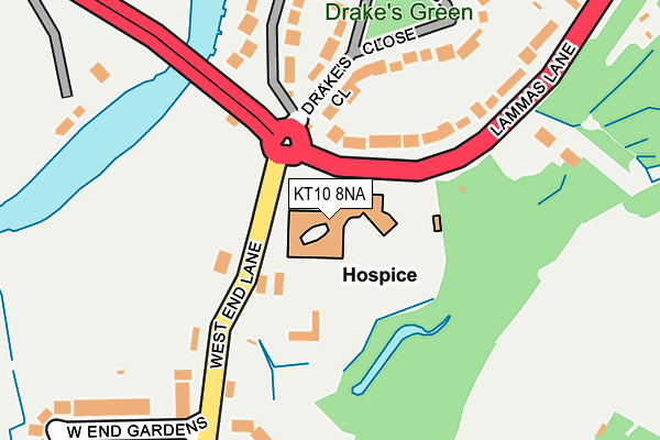 KT10 8NA map - OS OpenMap – Local (Ordnance Survey) KT10 8NA map - OS OpenMap – Local (Ordnance Survey)