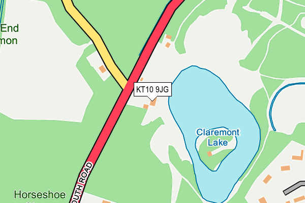 KT10 9JG map - OS OpenMap – Local (Ordnance Survey) KT10 9JG map - OS OpenMap – Local (Ordnance Survey)
