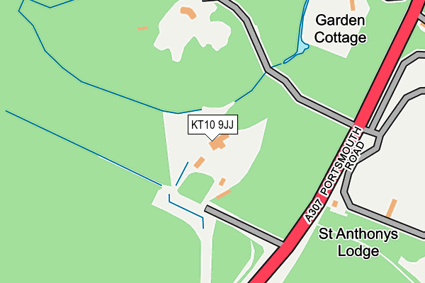KT10 9JJ map - OS OpenMap – Local (Ordnance Survey) KT10 9JJ map - OS OpenMap – Local (Ordnance Survey)