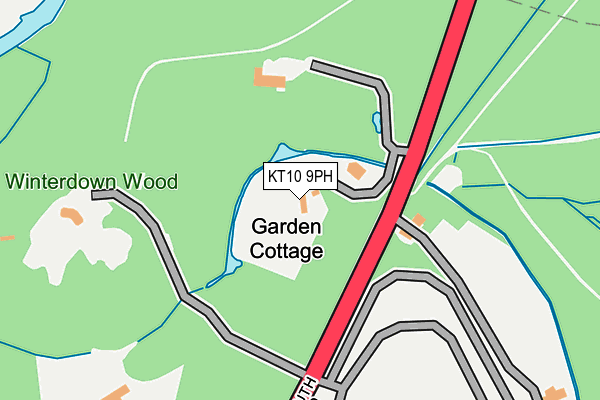 KT10 9PH map - OS OpenMap – Local (Ordnance Survey) KT10 9PH map - OS OpenMap – Local (Ordnance Survey)