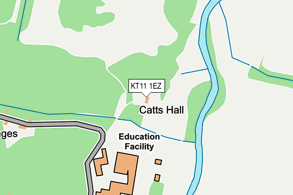 KT11 1EZ map - OS OpenMap – Local (Ordnance Survey) KT11 1EZ map - OS OpenMap – Local (Ordnance Survey)