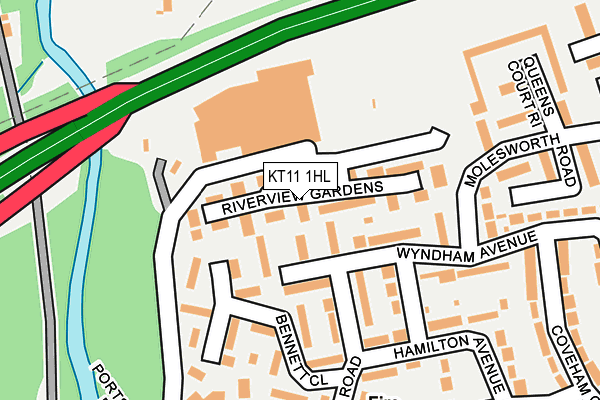 KT11 1HL map - OS OpenMap – Local (Ordnance Survey) KT11 1HL map - OS OpenMap – Local (Ordnance Survey)