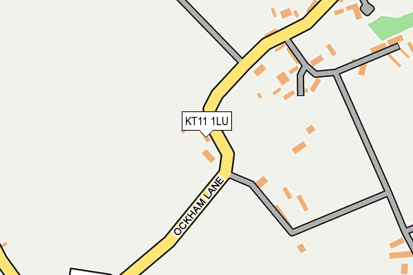 KT11 1LU map - OS OpenMap – Local (Ordnance Survey) KT11 1LU map - OS OpenMap – Local (Ordnance Survey)