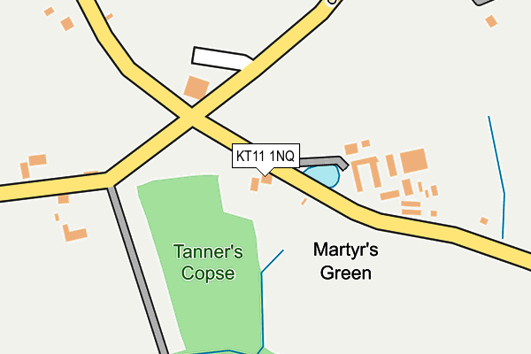 KT11 1NQ map - OS OpenMap – Local (Ordnance Survey) KT11 1NQ map - OS OpenMap – Local (Ordnance Survey)