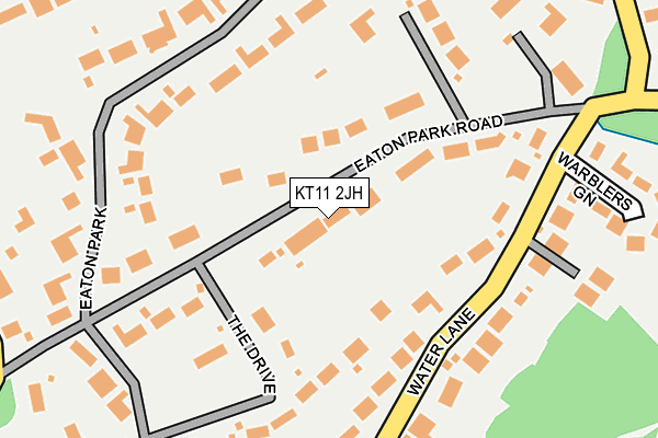 KT11 2JH map - OS OpenMap – Local (Ordnance Survey) KT11 2JH map - OS OpenMap – Local (Ordnance Survey)