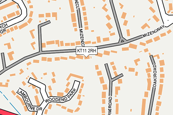 KT11 2RH map - OS OpenMap – Local (Ordnance Survey) KT11 2RH map - OS OpenMap – Local (Ordnance Survey)