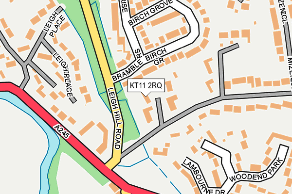 KT11 2RQ map - OS OpenMap – Local (Ordnance Survey) KT11 2RQ map - OS OpenMap – Local (Ordnance Survey)