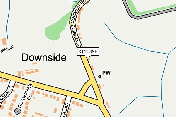 KT11 3NF map - OS OpenMap – Local (Ordnance Survey) KT11 3NF map - OS OpenMap – Local (Ordnance Survey)