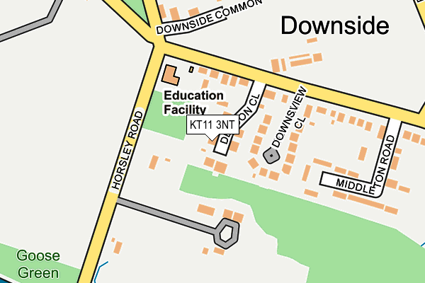 KT11 3NT map - OS OpenMap – Local (Ordnance Survey) KT11 3NT map - OS OpenMap – Local (Ordnance Survey)
