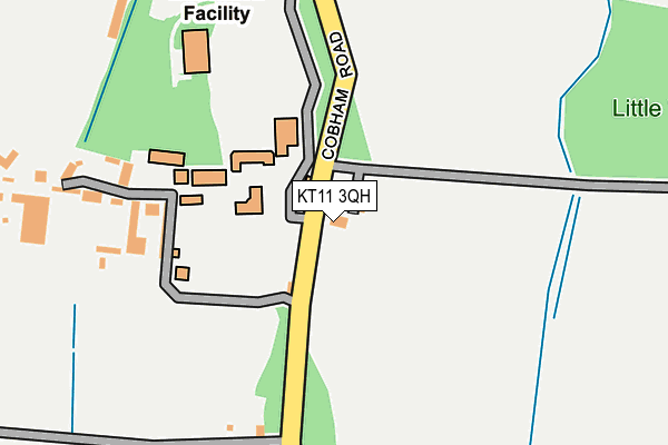 KT11 3QH map - OS OpenMap – Local (Ordnance Survey) KT11 3QH map - OS OpenMap – Local (Ordnance Survey)