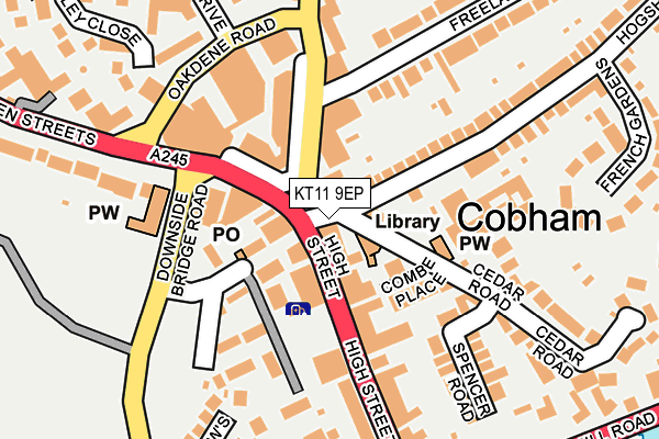 KT11 9EP map - OS OpenMap – Local (Ordnance Survey) KT11 9EP map - OS OpenMap – Local (Ordnance Survey)