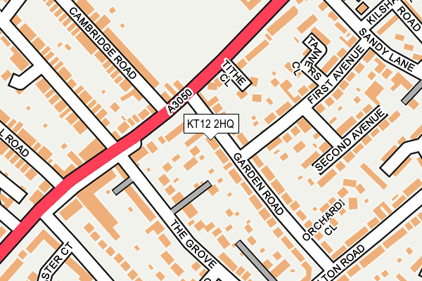 KT12 2HQ map - OS OpenMap – Local (Ordnance Survey) KT12 2HQ map - OS OpenMap – Local (Ordnance Survey)