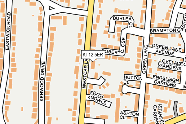 KT12 5ER map - OS OpenMap – Local (Ordnance Survey) KT12 5ER map - OS OpenMap – Local (Ordnance Survey)