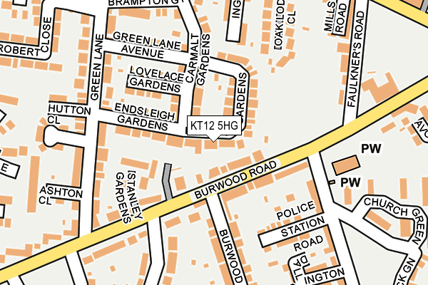 KT12 5HG map - OS OpenMap – Local (Ordnance Survey) KT12 5HG map - OS OpenMap – Local (Ordnance Survey)