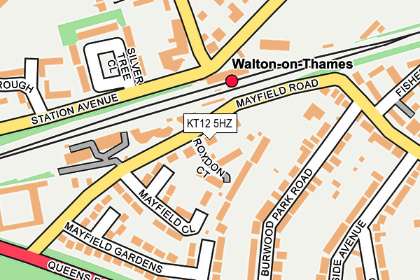 KT12 5HZ map - OS OpenMap – Local (Ordnance Survey) KT12 5HZ map - OS OpenMap – Local (Ordnance Survey)