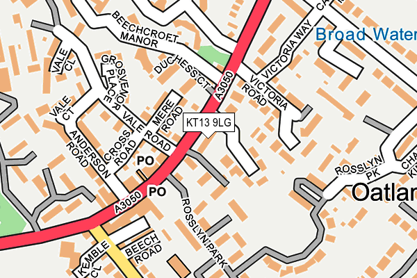 KT13 9LG map - OS OpenMap – Local (Ordnance Survey) KT13 9LG map - OS OpenMap – Local (Ordnance Survey)