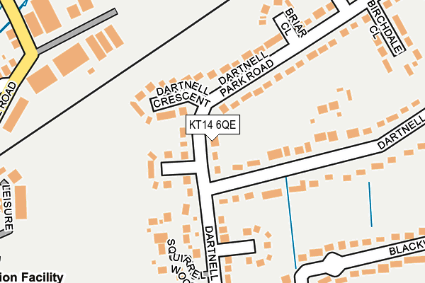 KT14 6QE map - OS OpenMap – Local (Ordnance Survey) KT14 6QE map - OS OpenMap – Local (Ordnance Survey)