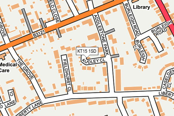 KT15 1SD map - OS OpenMap – Local (Ordnance Survey) KT15 1SD map - OS OpenMap – Local (Ordnance Survey)