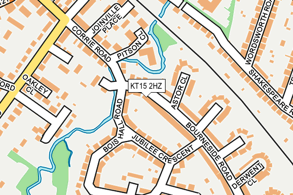 KT15 2HZ map - OS OpenMap – Local (Ordnance Survey) KT15 2HZ map - OS OpenMap – Local (Ordnance Survey)