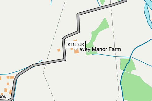 KT15 3JR map - OS OpenMap – Local (Ordnance Survey) KT15 3JR map - OS OpenMap – Local (Ordnance Survey)