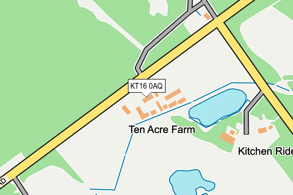 KT16 0AQ map - OS OpenMap – Local (Ordnance Survey) KT16 0AQ map - OS OpenMap – Local (Ordnance Survey)