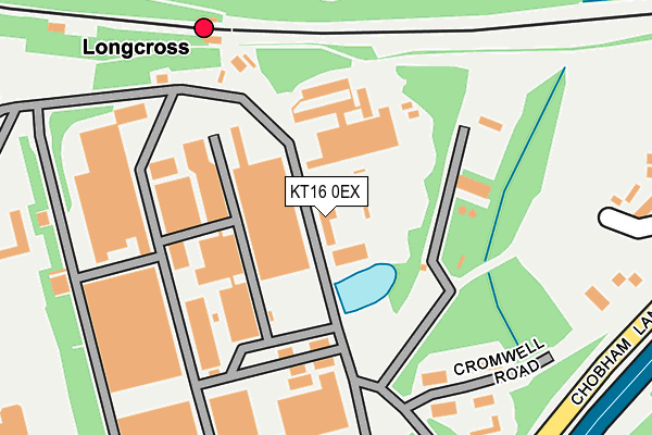 KT16 0EX map - OS OpenMap – Local (Ordnance Survey) KT16 0EX map - OS OpenMap – Local (Ordnance Survey)