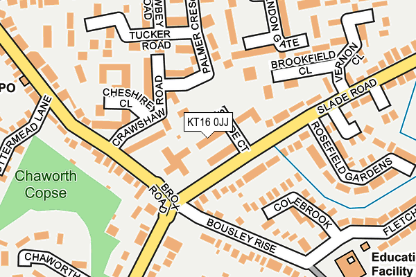 KT16 0JJ map - OS OpenMap – Local (Ordnance Survey) KT16 0JJ map - OS OpenMap – Local (Ordnance Survey)