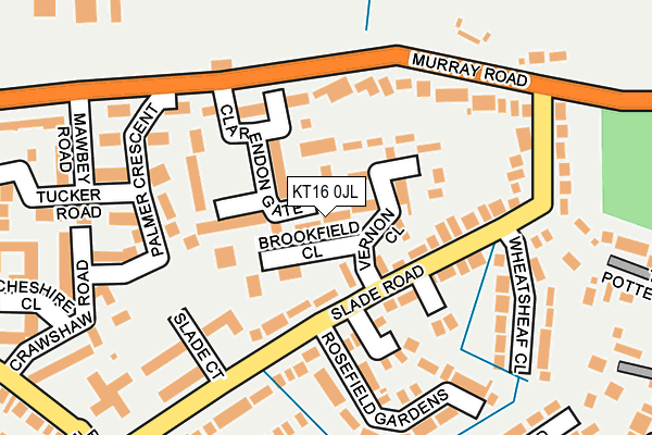 KT16 0JL map - OS OpenMap – Local (Ordnance Survey) KT16 0JL map - OS OpenMap – Local (Ordnance Survey)