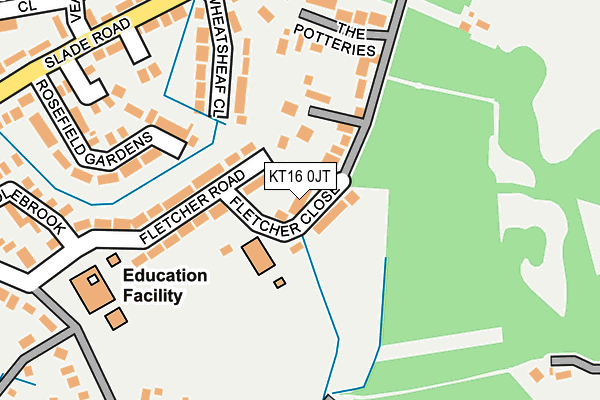 KT16 0JT map - OS OpenMap – Local (Ordnance Survey) KT16 0JT map - OS OpenMap – Local (Ordnance Survey)