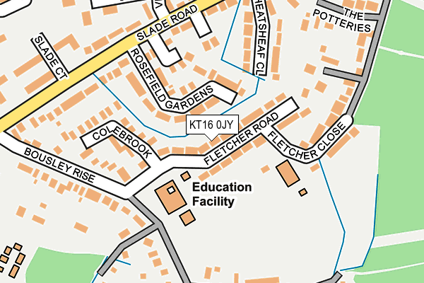 KT16 0JY map - OS OpenMap – Local (Ordnance Survey) KT16 0JY map - OS OpenMap – Local (Ordnance Survey)
