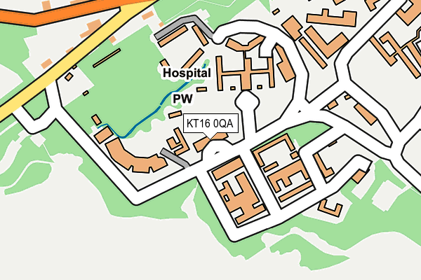 KT16 0QA map - OS OpenMap – Local (Ordnance Survey) KT16 0QA map - OS OpenMap – Local (Ordnance Survey)