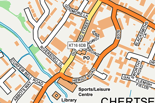 KT16 6DB map - OS OpenMap – Local (Ordnance Survey) KT16 6DB map - OS OpenMap – Local (Ordnance Survey)