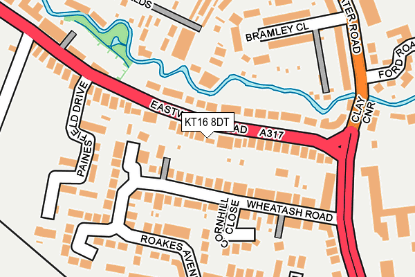 KT16 8DT map - OS OpenMap – Local (Ordnance Survey) KT16 8DT map - OS OpenMap – Local (Ordnance Survey)